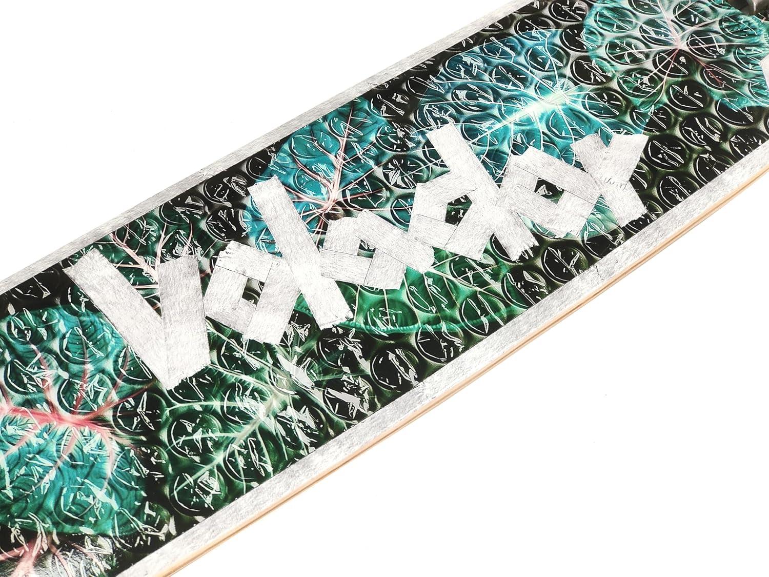VOLADOR Urban Freeride Pro Longboard Cruiser 40inch | Canadian Maple Wood Deck & Forged Reverse Kingpin Truck | Drop Through Longboard Complete Setup for Urban Commuting(Vague)