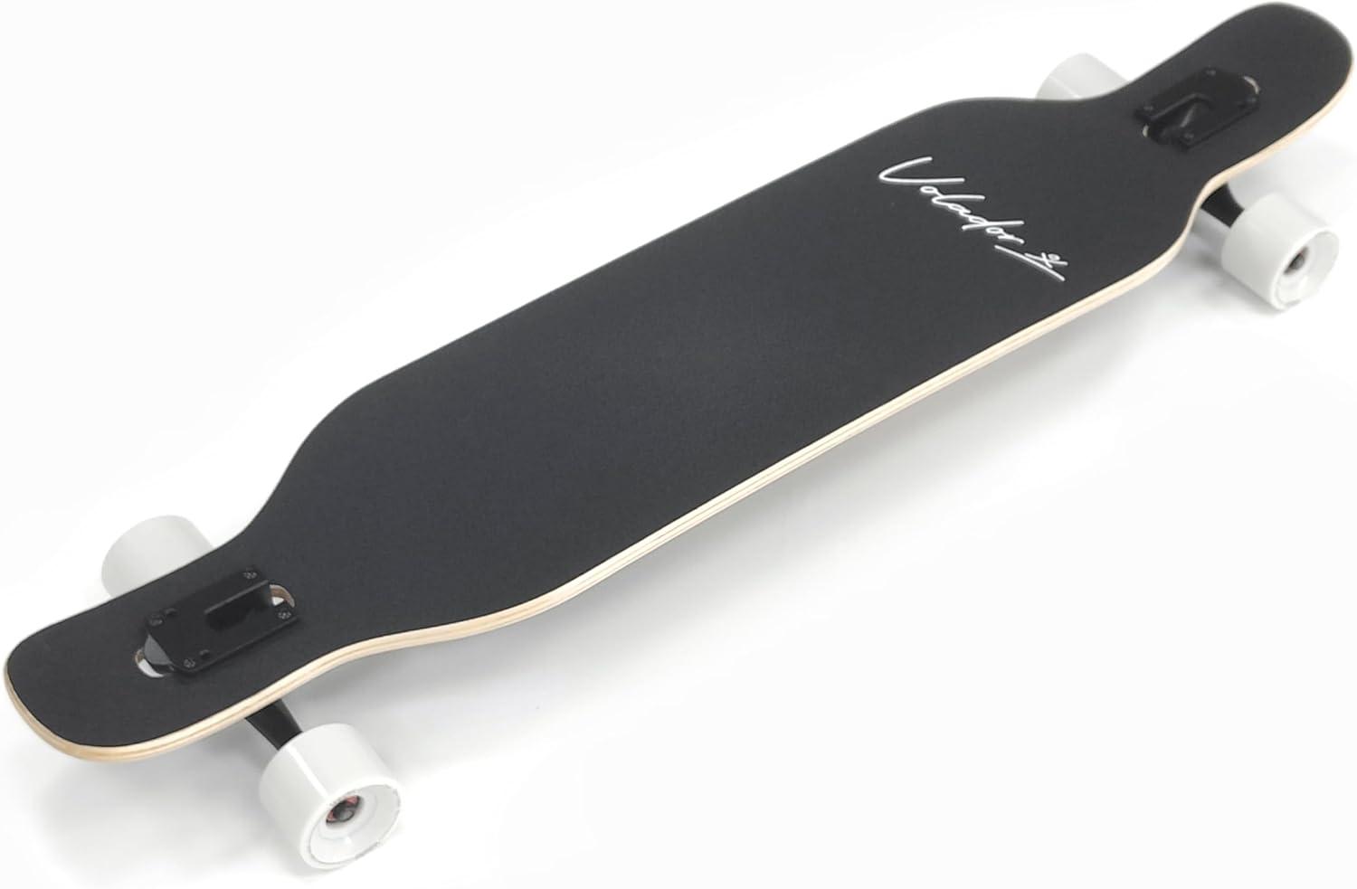 VOLADOR Urban Freeride Pro Longboard| Adaptive Cruiser 42inch| North America Maple| Camber Concave Drop Through Longboard Complete| Setup for Urban Commuting(Mary)
