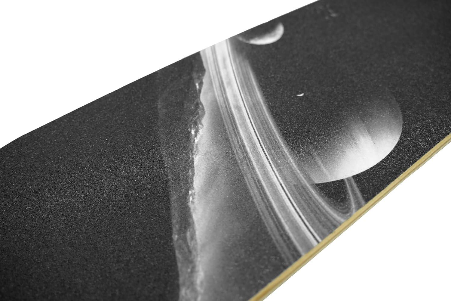 VOLADOR Urban Freeride Pro Longboard| Adaptive Cruiser 42inch| North America Maple| Camber Concave Drop Through Longboard Complete| Setup for Urban Commuting(Solar)