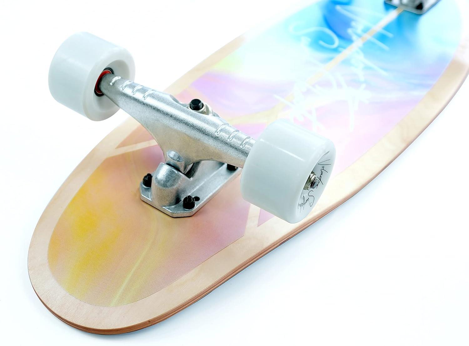 Volador 29inch Surf Skates Skateboard | Surf Training Board | Carve, Cruise, and Ride Like a Surfboard