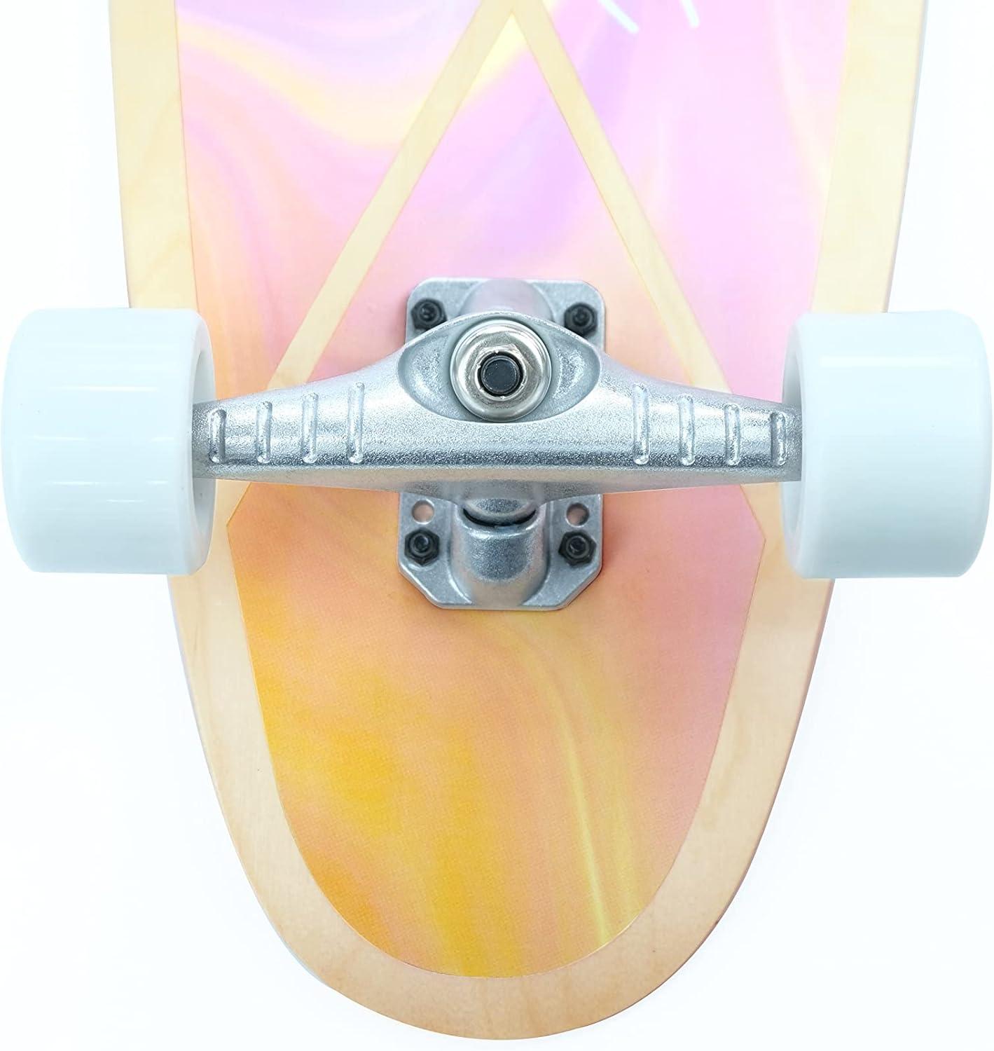 Volador 29inch Surf Skates Skateboard | Surf Training Board | Carve, Cruise, and Ride Like a Surfboard